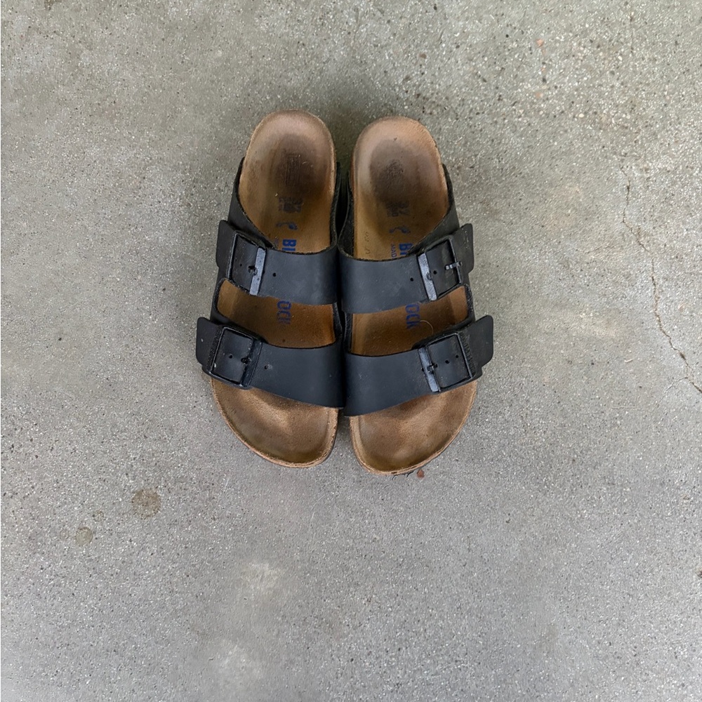 Birkenstock Blue Logo Footbed